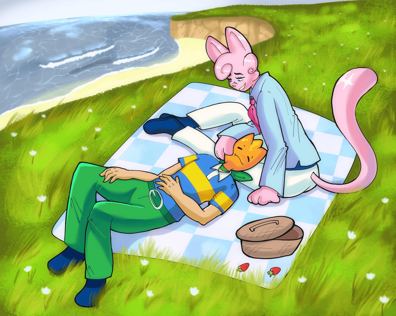 Comm. by CookieGod67- 2 fullbodies + BG Comm. by CookieGod67- 2 fullbodies + BG