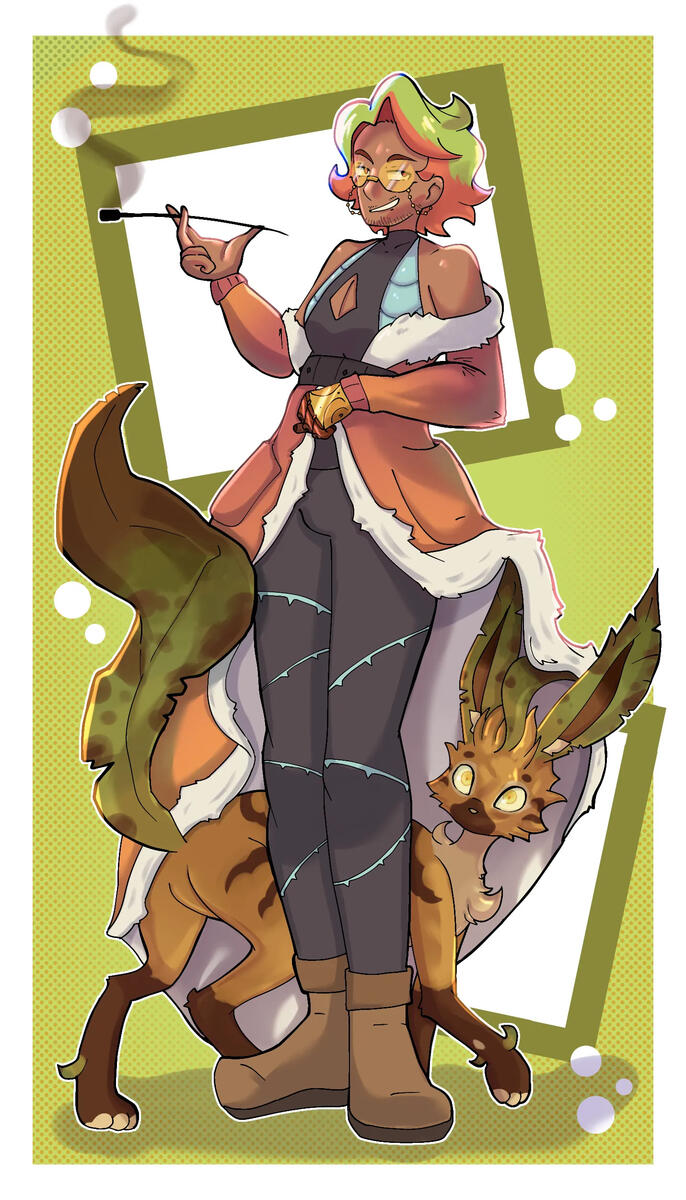 Commission for SquidKola (1 1/2 fullbodies)